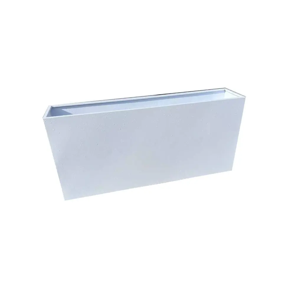 White Stainless Steel Planter Box 1600