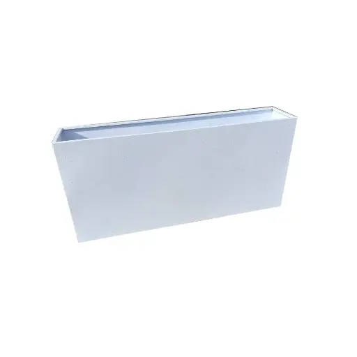 [WPB1600x30x70] White Stainless Steel Planter Box 1600