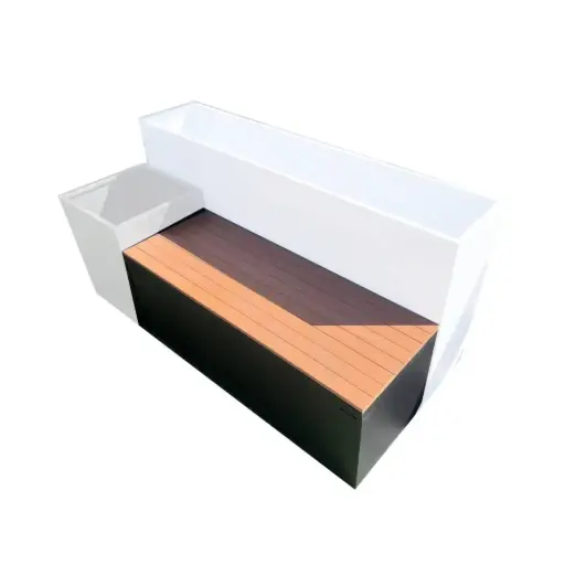 [Bench Storage 120] Storage Box and Bench Seat 1200